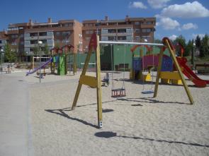 Parque infantil comunidad de propietarios de Rivas Vaciamadrid. Madrid.