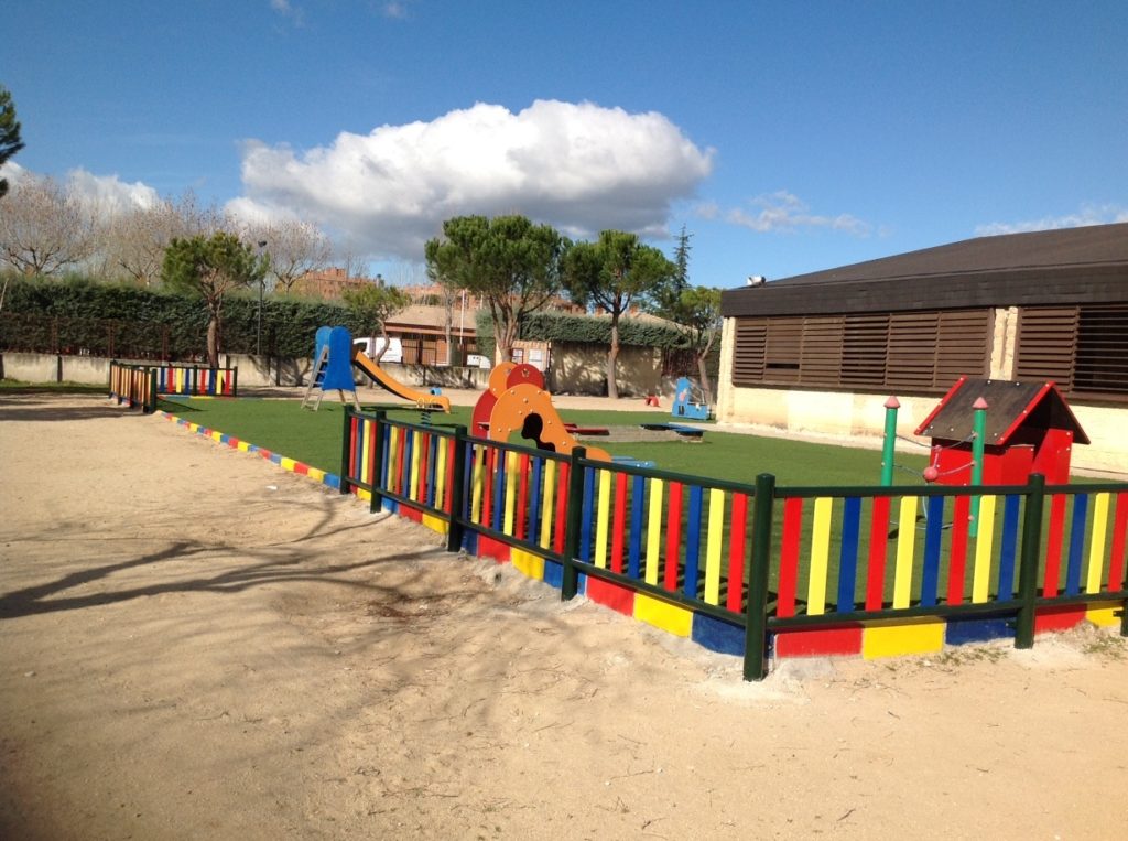 Parque Infantil Colegio Tres Cantos. Madrid.