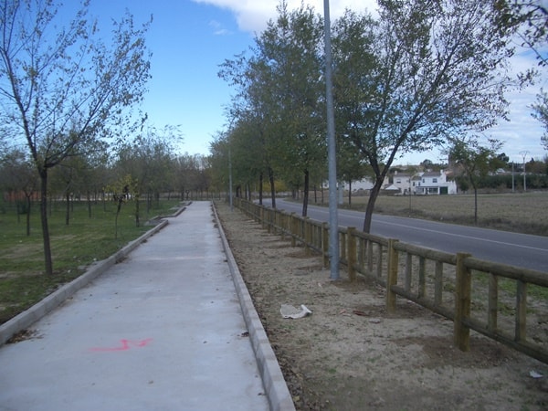 Vallado talanquera de madera para ayuntamiento de Toledo.