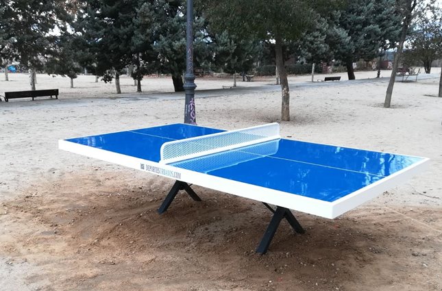 Mesa de ping pong antivandálica parques Madrid