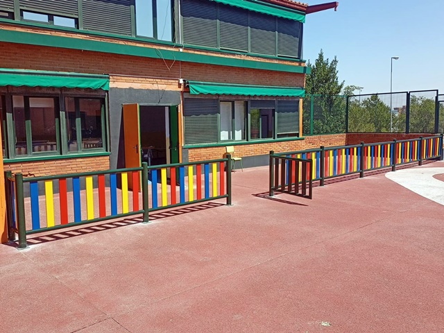 Vallas para parques infantiles Colegio Público Princesa Sofia