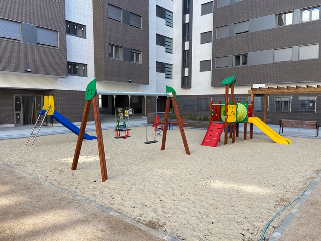 Parques Infantiles urbanización privada Villaverde